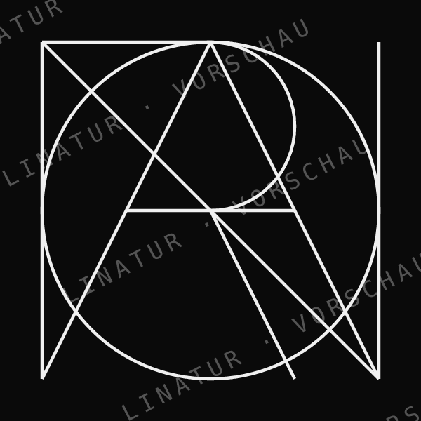 AARON als geometrisches Fine-Line-Design — Vorschau mit Wasserzeichen
