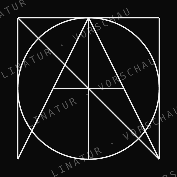 ANTON als geometrisches Fine-Line-Design — Vorschau mit Wasserzeichen