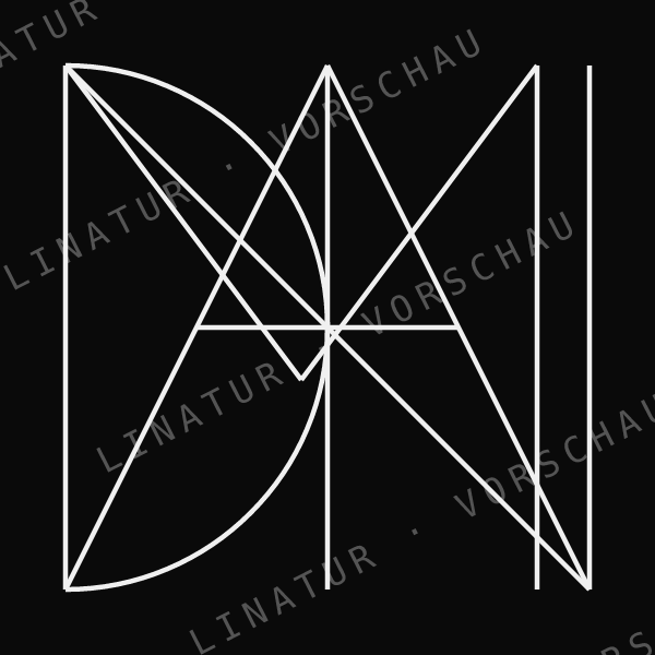 DAMIAN als geometrisches Fine-Line-Design — Vorschau mit Wasserzeichen