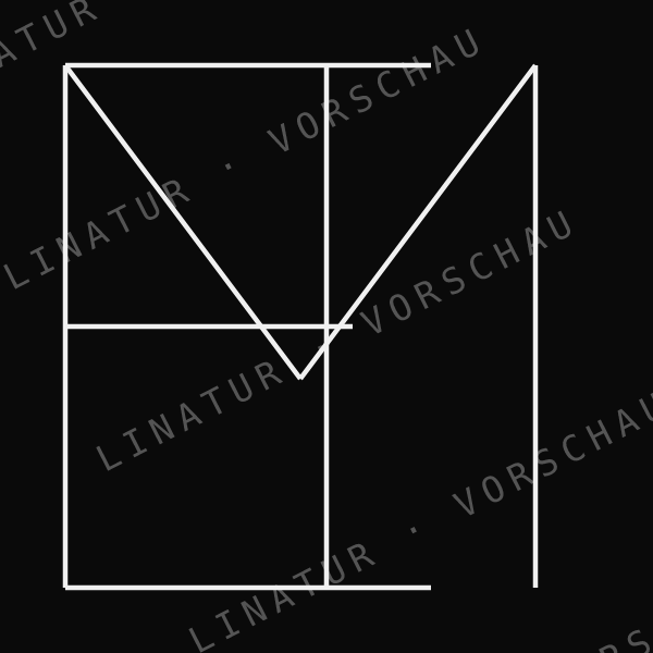 EMIL als geometrisches Fine-Line-Design — Vorschau mit Wasserzeichen