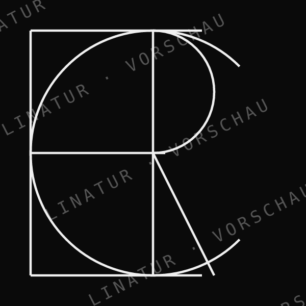 ERIC als geometrisches Fine-Line-Design — Vorschau mit Wasserzeichen