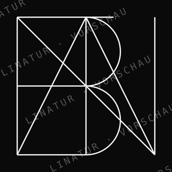 FABIAN als geometrisches Fine-Line-Design — Vorschau mit Wasserzeichen