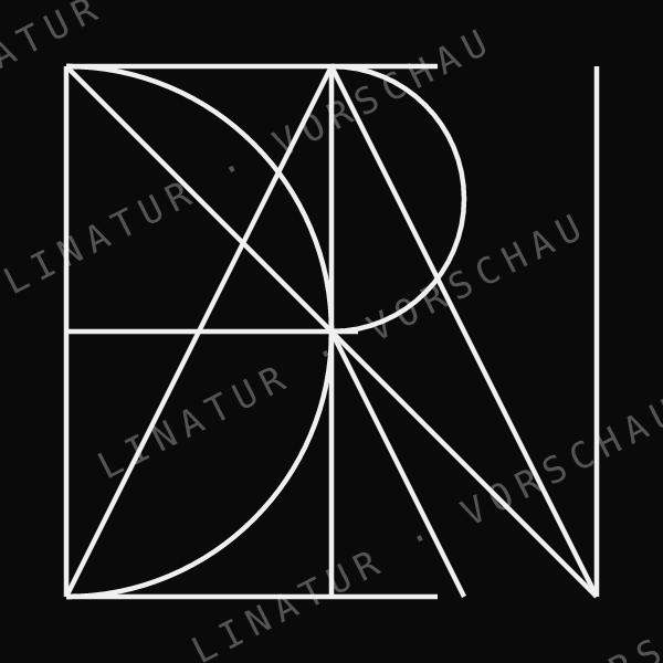 FERDINAND als geometrisches Fine-Line-Design — Vorschau mit Wasserzeichen