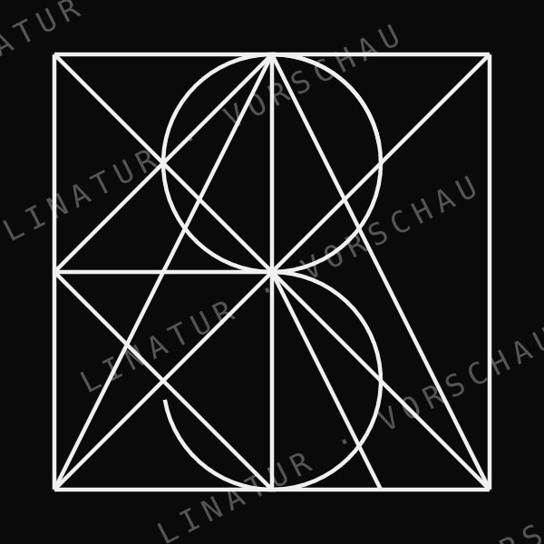 FRANZISKA als geometrisches Fine-Line-Design — Vorschau mit Wasserzeichen