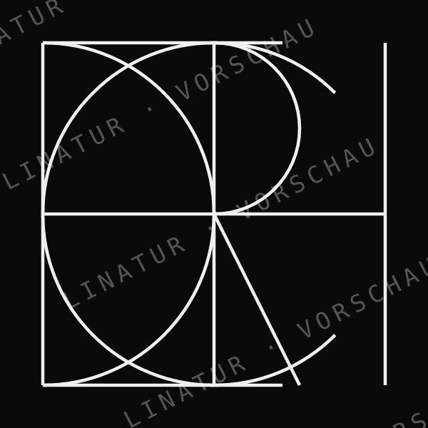 FRIEDRICH als geometrisches Fine-Line-Design — Vorschau mit Wasserzeichen