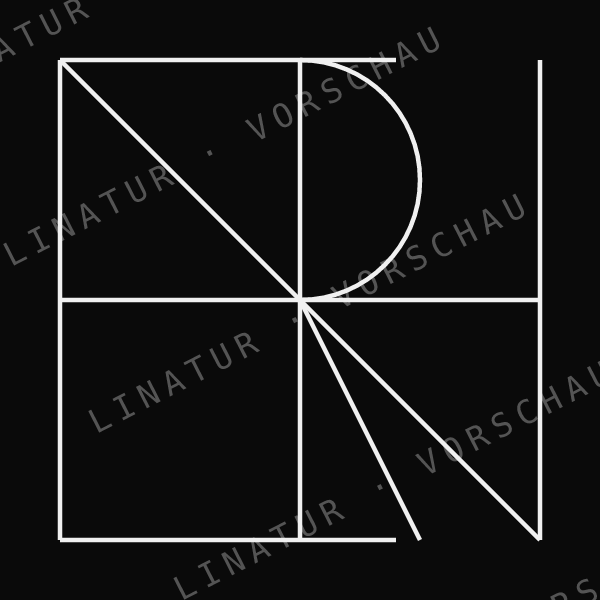 HENRI als geometrisches Fine-Line-Design — Vorschau mit Wasserzeichen