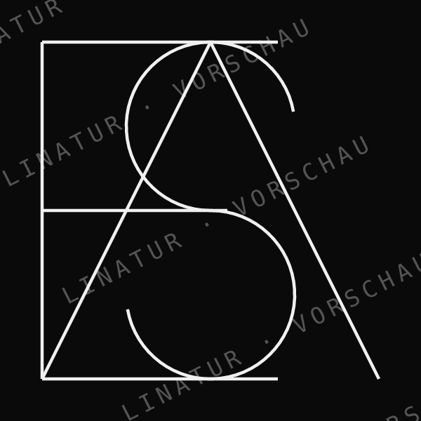 LASSE als geometrisches Fine-Line-Design — Vorschau mit Wasserzeichen