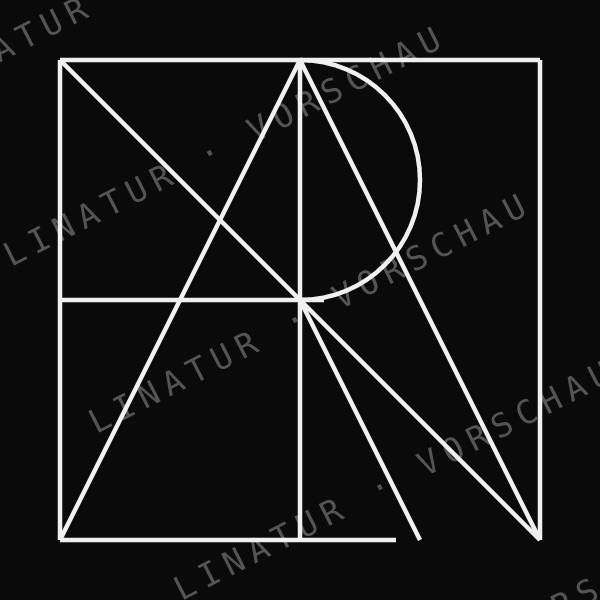 LENNART als geometrisches Fine-Line-Design — Vorschau mit Wasserzeichen