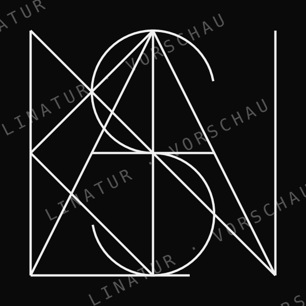 NIKLAS als geometrisches Fine-Line-Design — Vorschau mit Wasserzeichen