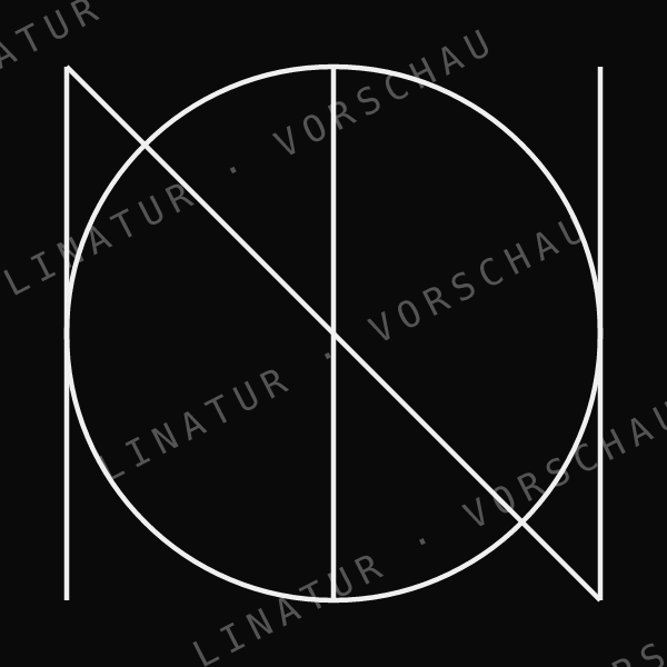 NINO als geometrisches Fine-Line-Design — Vorschau mit Wasserzeichen