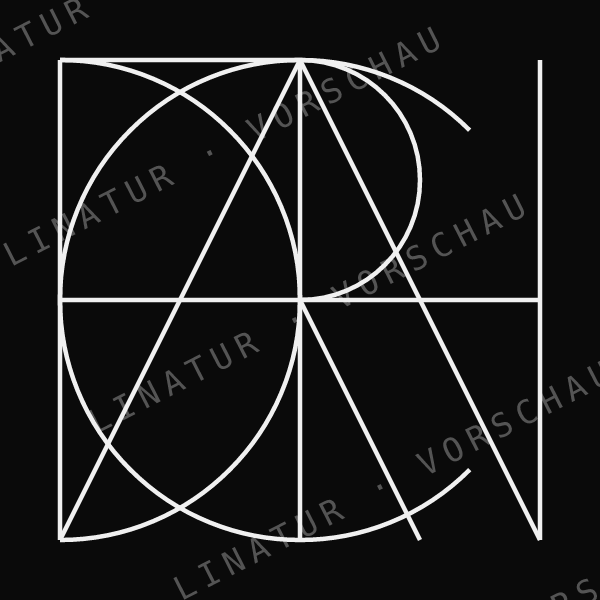 RICHARD als geometrisches Fine-Line-Design — Vorschau mit Wasserzeichen