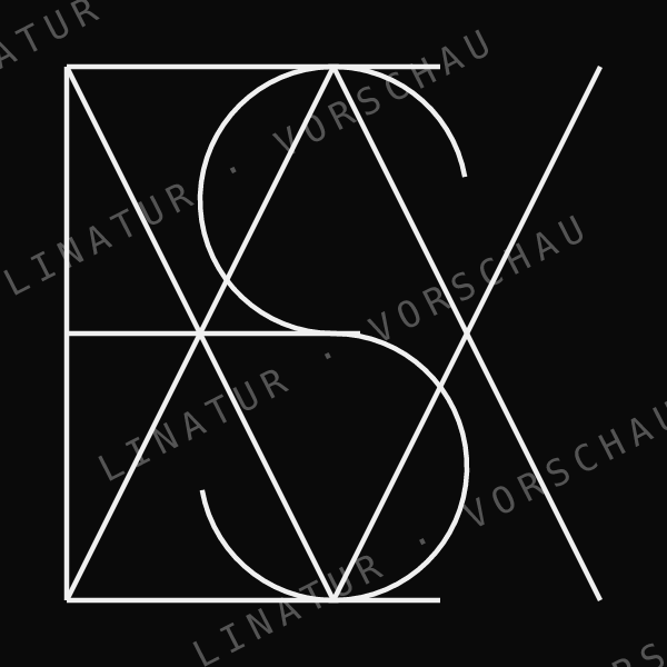SVEA als geometrisches Fine-Line-Design — Vorschau mit Wasserzeichen