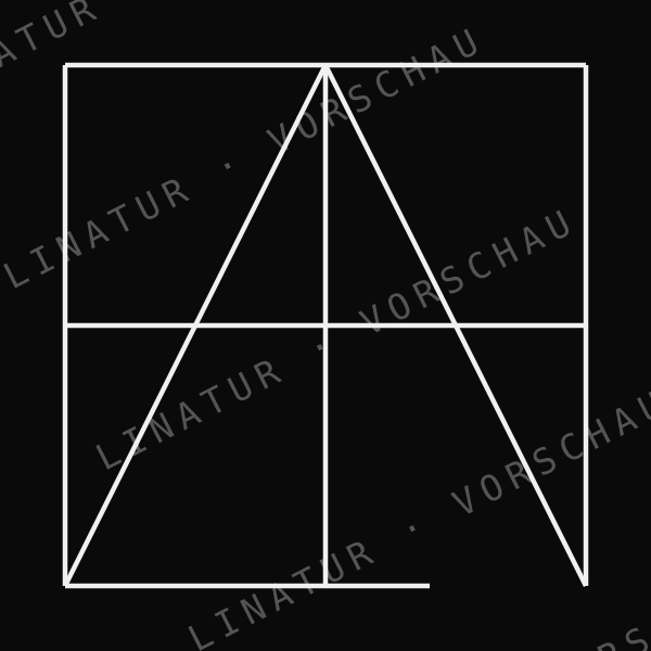 THEA als geometrisches Fine-Line-Design — Vorschau mit Wasserzeichen