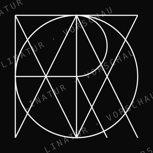 VICTORIA als geometrisches Fine-Line-Design — Vorschau mit Wasserzeichen